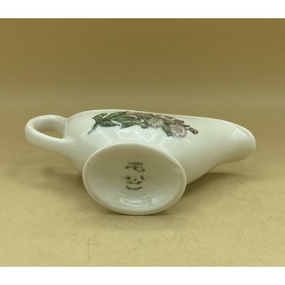 Lamberton Scammell China Gravy Flowers Railroad Dogwood Vintage - Picture 7 of 12